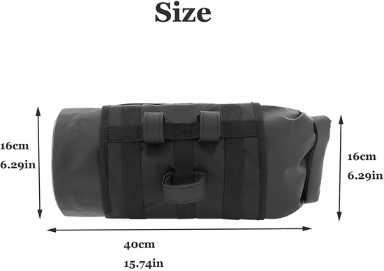 Fahrradlenkertasche, wasserdichte Outdoor-Fahrradlenkertasche, Fahrrad-Frontrahmen-Aufbewahrungstasche, Fahrrad-Frontlenkertasche, Straße
