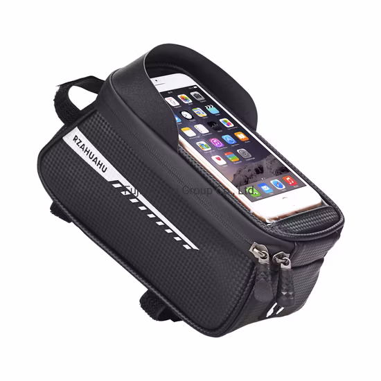 Fahrrad-Handytasche, wasserdicht, für Mountainbike, Rennrad, oben, Vorderrohr, Rahmentasche, Radfahren, Touchscreen-Tasche