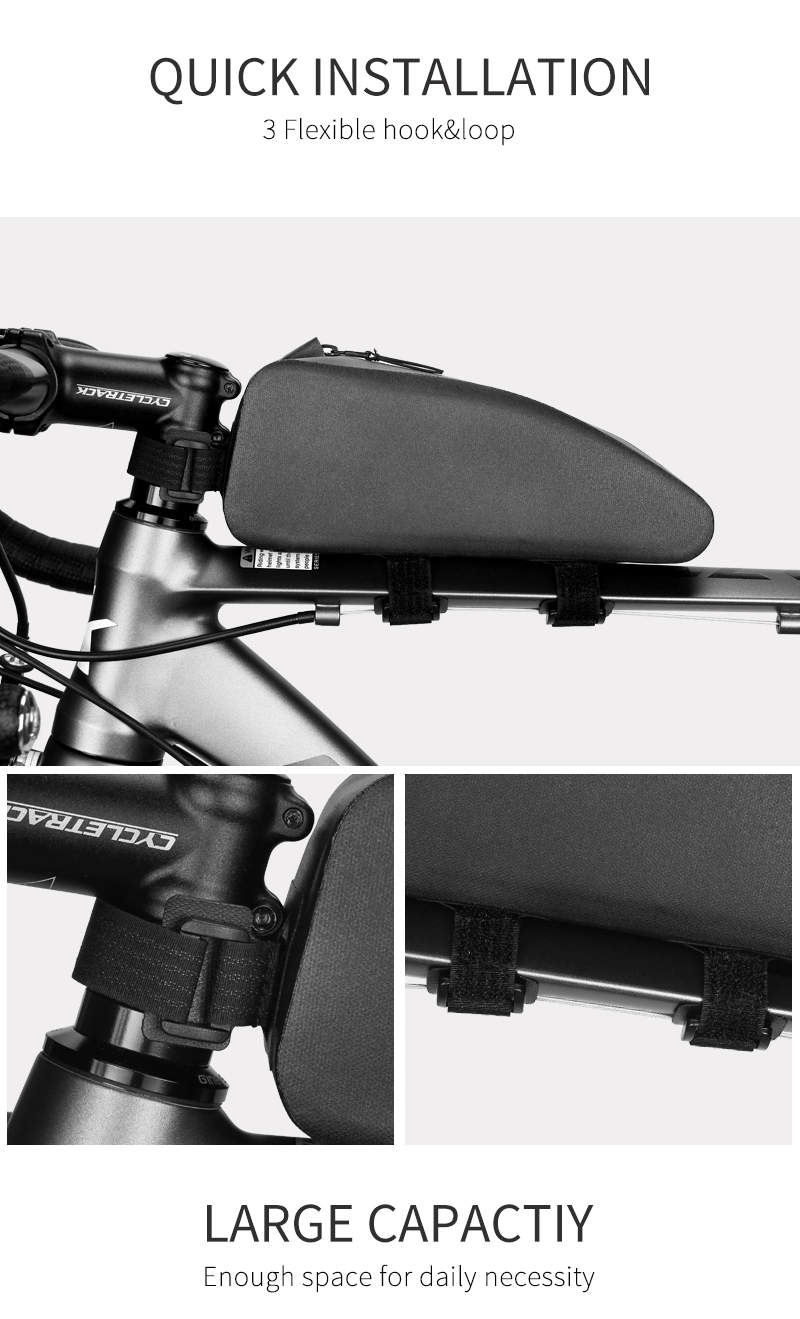 Multi Function Mountain Bike Hard Cover Front Beam Top Tube Bicycle Bag