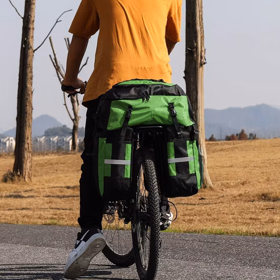 Rockbros Cycling Rear Saddle Pack Multifunktionstaschen 3 in 1 Bike Rear Seat Carrier Bag Rear Rack Trunk Pack Bicycle Pannier Bag
